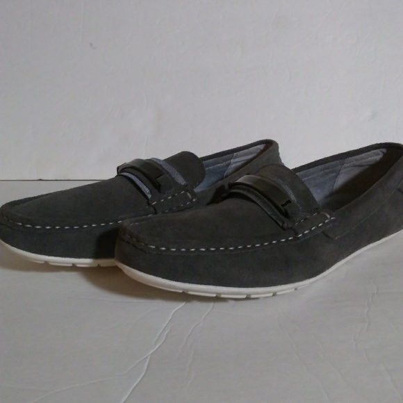 Mens Calvin Klein Suede Shoes - Picture 2 of 6